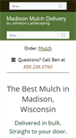 Mobile Screenshot of madisonmulchdelivery.com